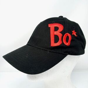 Bojangles Crew Hat Employee Uniform Red Embroidery Logo Cap South Fast Food